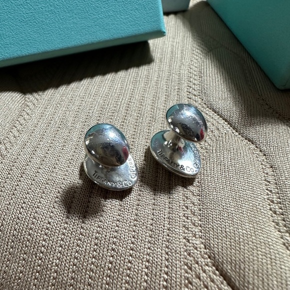 Tiffany & Co. Silver Cufflinks Rare - Picture 5 of 12